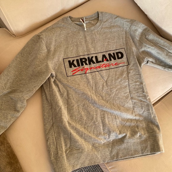 Costco Kirkland signature unisex sweater grey - Picture 3 of 4